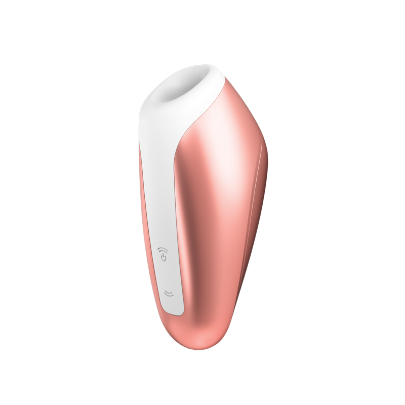 Satisfyer Love Breeze Cobre, um estimulador clitoriano com tecnologia Air Pulse e design elegante na cor cobre.