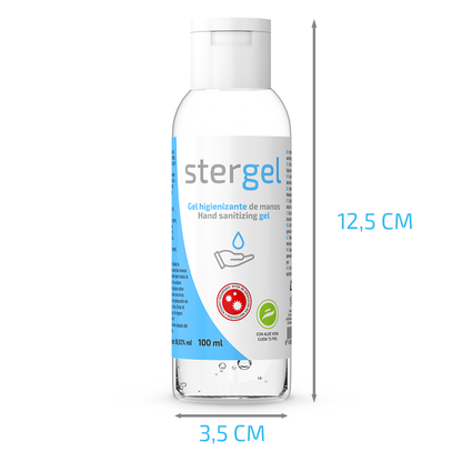 STERGEL - GEL HIDROALCOHÓLICO HIGIENIZANTE DE MANOS CON ALOE VERA 100ML 