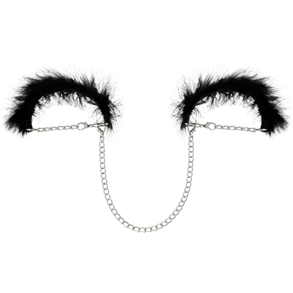 Close-up of the COQUETTE CHIC DESIRE Algemas Metal Premium Fetish, highlighting their elegant design and durable material.