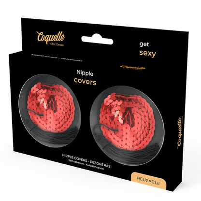COQUETTE CHIC DESIRE Capa de Bico Autoadesiva Vermelha para realce e sedução