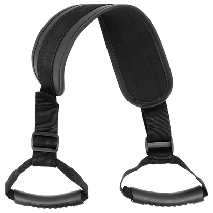 Fetish Submisive Arnês Doggy ajustável em neoprene e couro vegano para BDSM intenso.