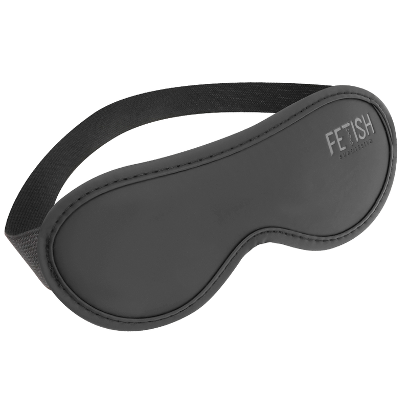 Máscara de Couro Vegano FETISH SUBMISSIVE com Forro de Neoprene para BDSM