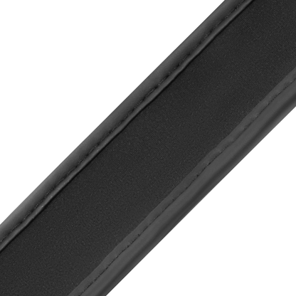 Close-up do Conjunto de Laços de Cama BDSM Luxo FETISH SUBMISSIVE com forro de neoprene e couro vegano.