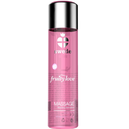SUECO - ACEITE DE MASAJE ESPUMOSO CON EFECTO CALOR FRUITY LOVE VINO DE FRESA 120 ML