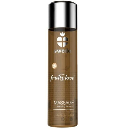 SUECO - ACEITE DE MASAJE INTENSO EFECTO CALOR FRUITY LOVE CHOCOLATE NEGRO 60 ML