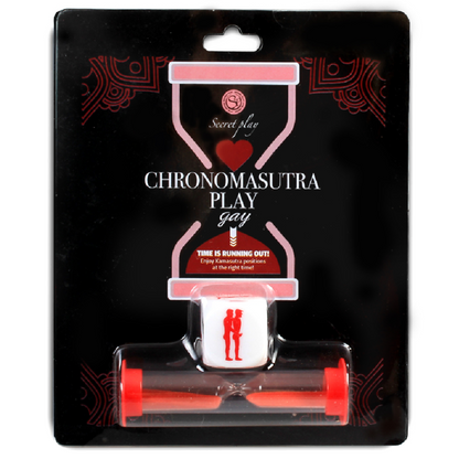 SECRETPLAY Jogo Cronomasutra com Dados e Ampulheta, detalhe dos dados e ampulheta para casais gay.
