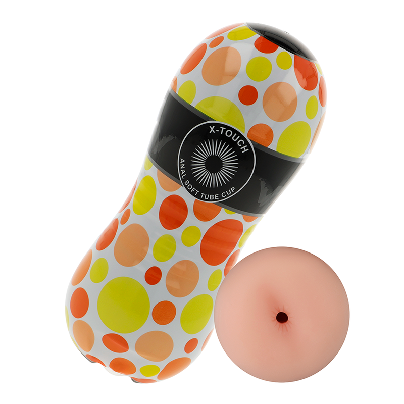 Masturbador Masculino Vibratório Anal OHMAMA, detalhe da entrada e textura.