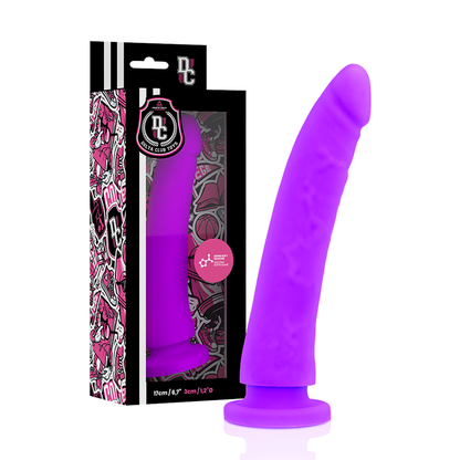 DELTA CLUB - ARNÉS DE JUGUETE + PENE DE SILICONA MORADO 17 CM -O- 3 CM