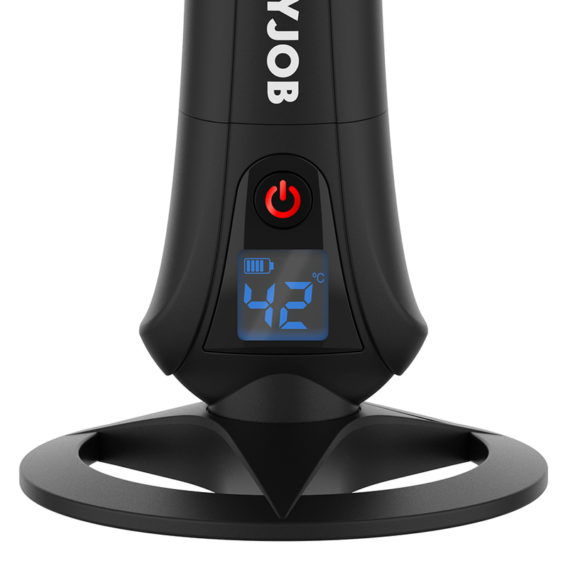 JAMYJOB Aquecedor de Mangas para Masturbadores, com destaque para o design compacto e a porta USB.
