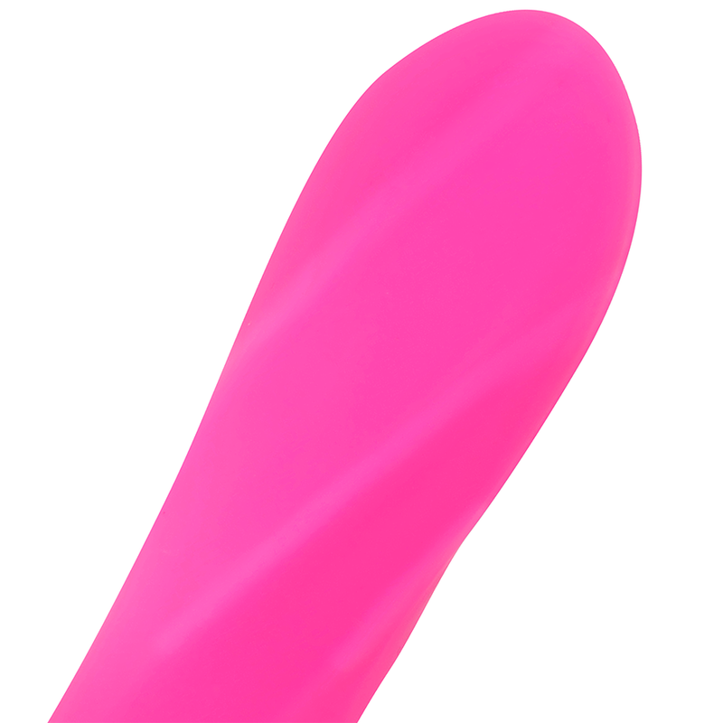 Close-up of the OHMAMA Bala Vibrante de Silicone 12cm showing its sleek design and flexible tip.