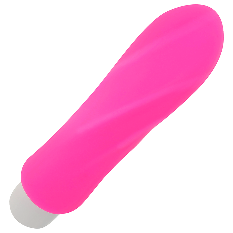 Close-up of the OHMAMA Bala Vibrante de Silicone 12cm showing its sleek design and flexible tip.