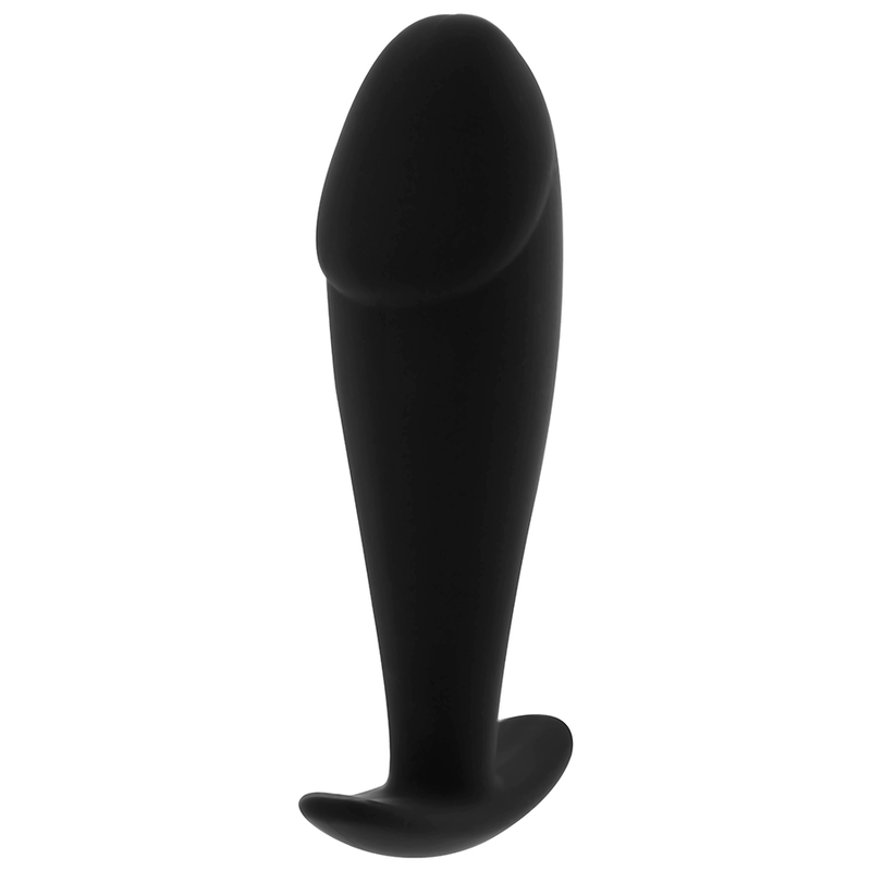 OHMAMA Plug Anal de Silicone Macio 10cm, detalhe do material e design ergonómico