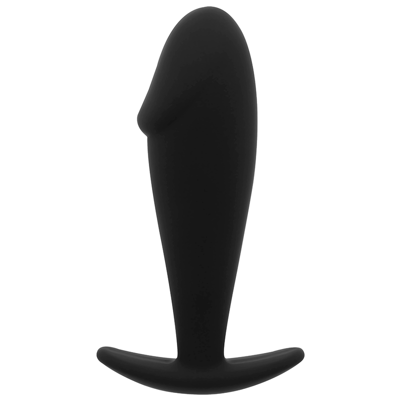 OHMAMA Plug Anal de Silicone Macio 10cm, detalhe do material e design ergonómico