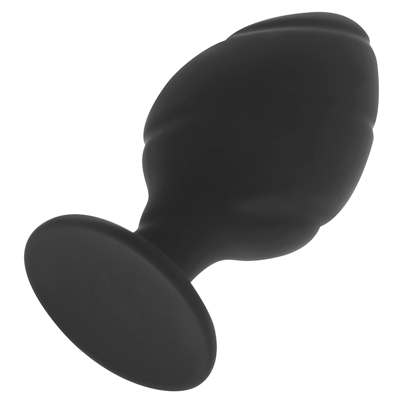 OHMAMA Plug Anal de Silicone Tamanho L com Ventosa 9 cm para estimulação anal.