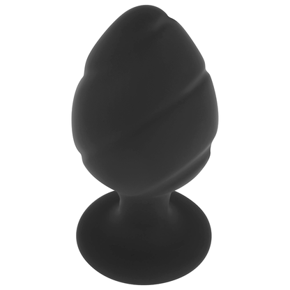 OHMAMA Plug Anal de Silicone Tamanho L com Ventosa 9 cm para estimulação anal.