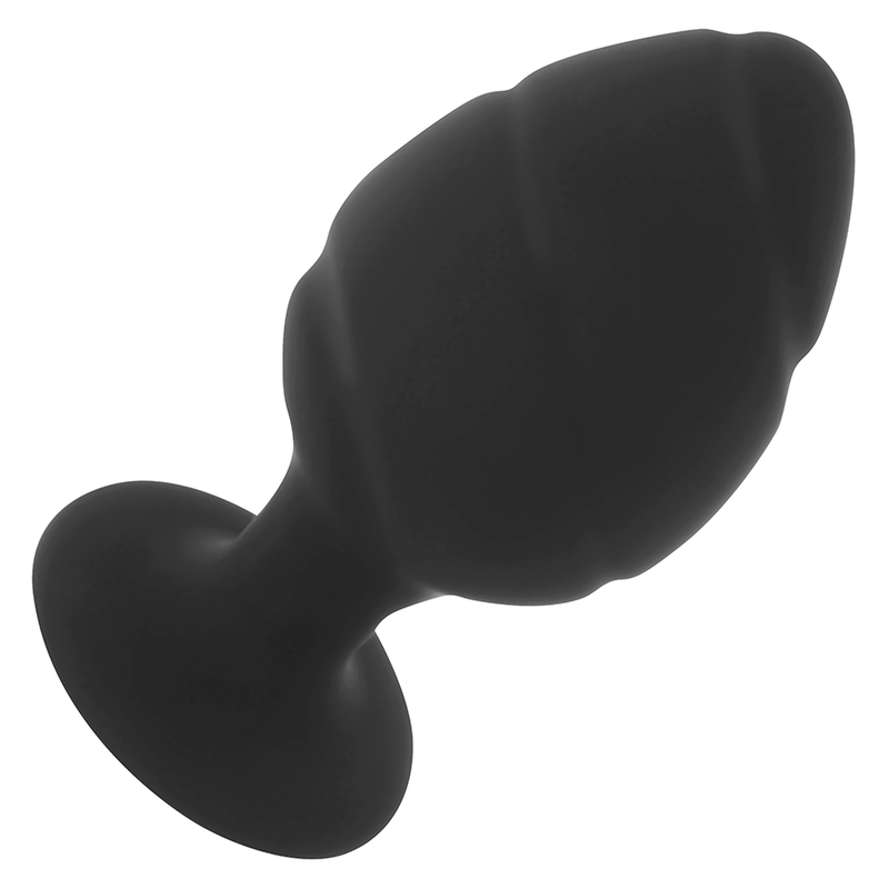 OHMAMA Plug Anal de Silicone Tamanho L com Ventosa 9 cm para estimulação anal.