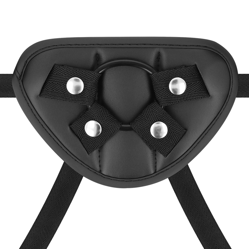 Close-up do CYBER SILICOCK Conjunto Strap-on Master Ben de Silicone com Controle Remoto.