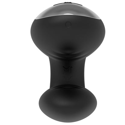 Close-up do vibrador BRILLY GLAM para casais com controle remoto, destacando seu design ergonômico e acabamento em silicone.