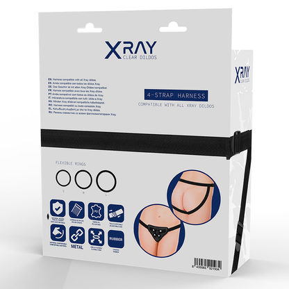 X-RAY - ARNÉS CON ANILLOS DE SILICONA