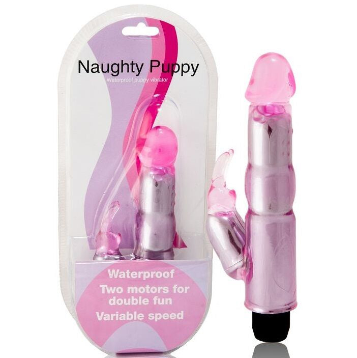 BAILE Vibrador Realista com Estimulador Ajustável Rosa, mostrando seu design ergonômico e textura suave.