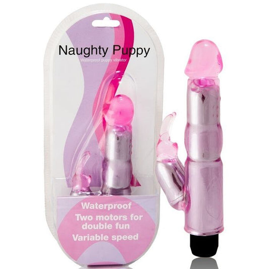 BAILE Vibrador Realista com Estimulador Ajustável Rosa, mostrando seu design ergonômico e textura suave.