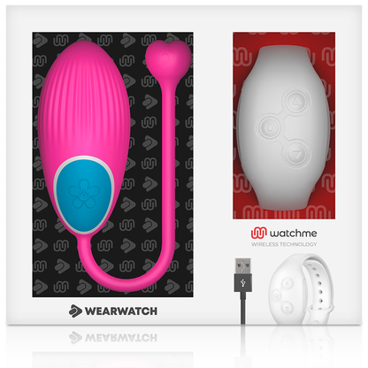 WEARWATCH - TECNOLOGÍA WATCHME CONTROL REMOTO HUEVO FUCSIA / NIVEO