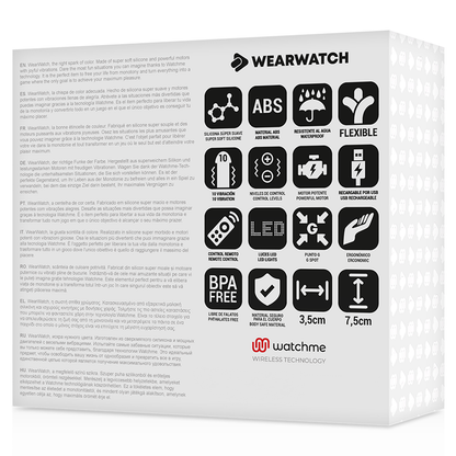 WEARWATCH - TECNOLOGÍA WATCHME HUEVO DE CONTROL REMOTO AGUA DE MAR / ROSA