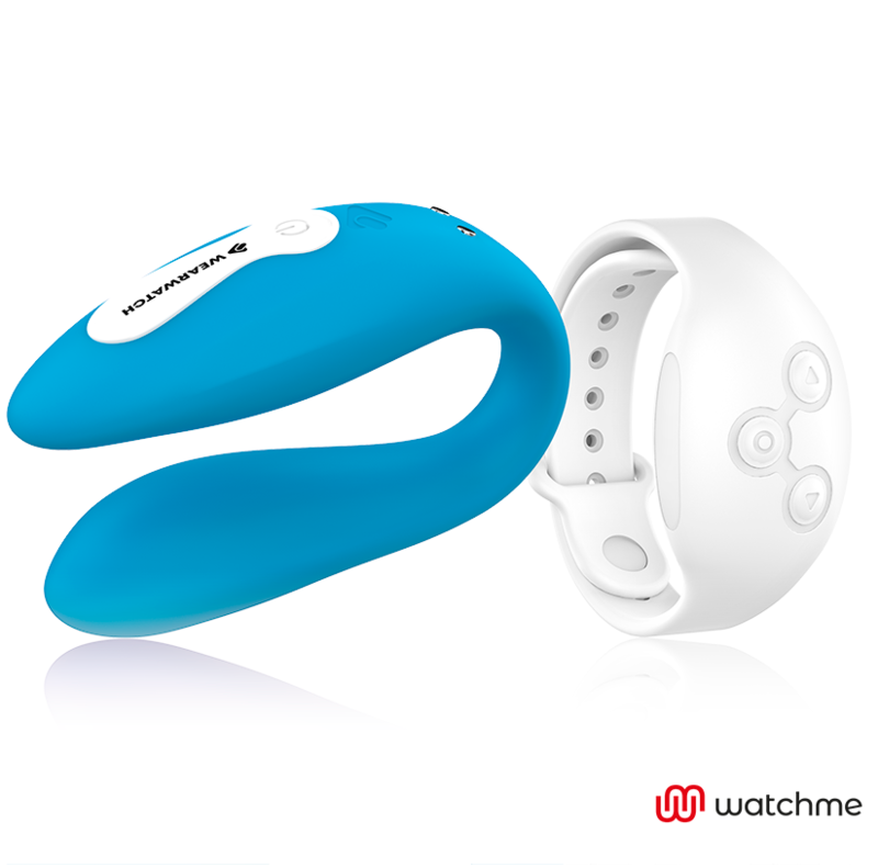 WEARWATCH - VIBRADOR DE DOBLE TECNOLOGÍA ÍNDIGO/NIEVE