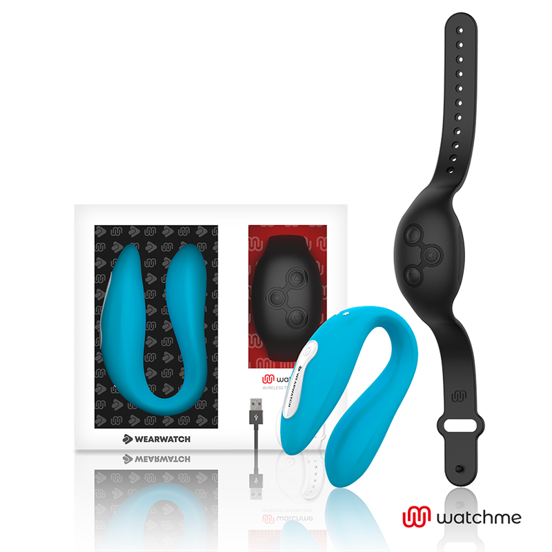 WEARWATCH - RELOJ VIBRADOR DE DOBLE TECNOLOGÍA INDIGO / JET