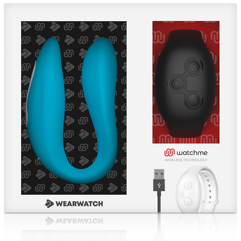 WEARWATCH - RELOJ VIBRADOR DE DOBLE TECNOLOGÍA INDIGO / JET