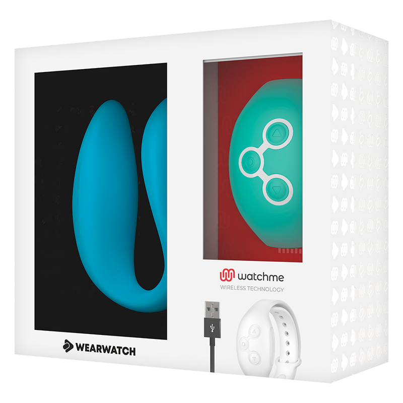 WEARWATCH - WATCHME TECNOLOGÍA DUAL VIBRADOR ÍNDIGO/AGUA DE MAR