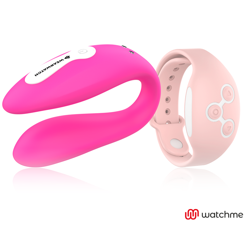 WEARWATCH - VIBRADOR WATCHME DOBLE TECNOLOGÍA FUCSIA / ROSA
