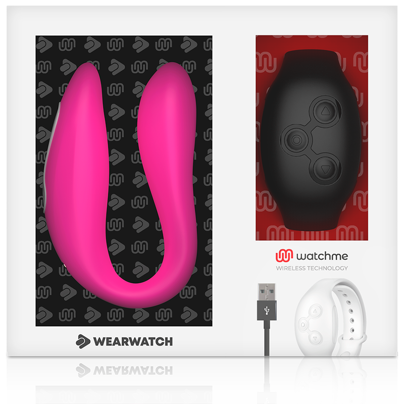 WEARWATCH - WATCHME VIBRADOR DE DOBLE TECNOLOGÍA FUCSIA/JAC-BACHE