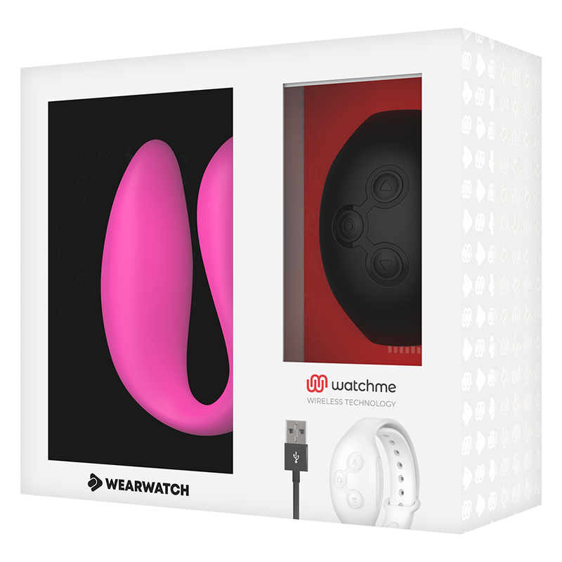 WEARWATCH - WATCHME VIBRADOR DE DOBLE TECNOLOGÍA FUCSIA/JAC-BACHE