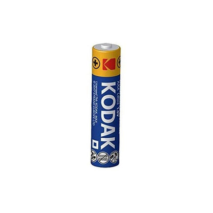 Baterias KODAK Super Alcalina MAX AAA LR03 Pack 4 para dispositivos eletrónicos.